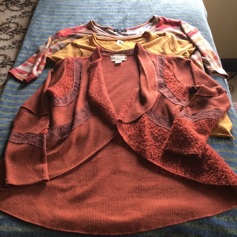 Buckle Nic & Mo Rusty Reconstructed Boho Cardigan - Picture 3 of 16